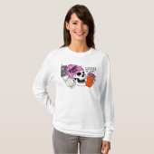 T-Shirt café accdict sekeleton design (Devant entier)