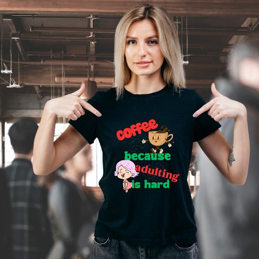T-shirt Café & Adulte