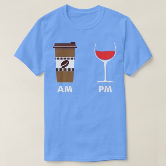 T-shirt Café Am Wine PM (Design devant)