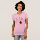 T-shirt Café amical pour les oiseaux (Devant entier)