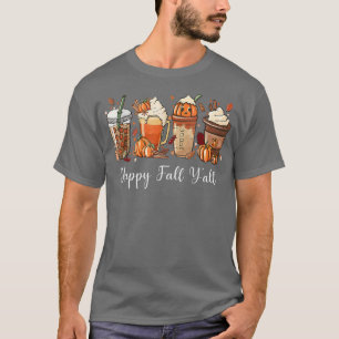 T-shirt Café au Lait à l'Assaisonnement de Citrouille Bonj