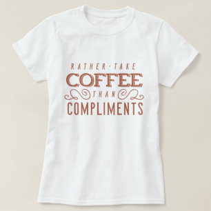 T-shirt Café aux compléments