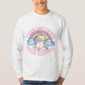 T-shirt Café avec licorne (Devant)