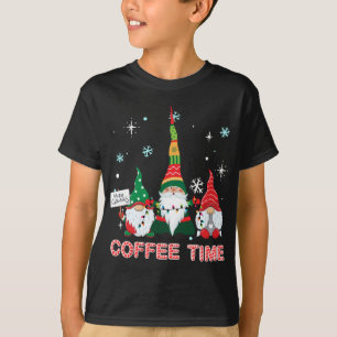 T-shirt Café Avec Trois Gnomes Joyeux Noël Cos
