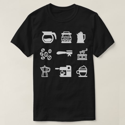 T-shirt Café Barista 4 (Design devant)