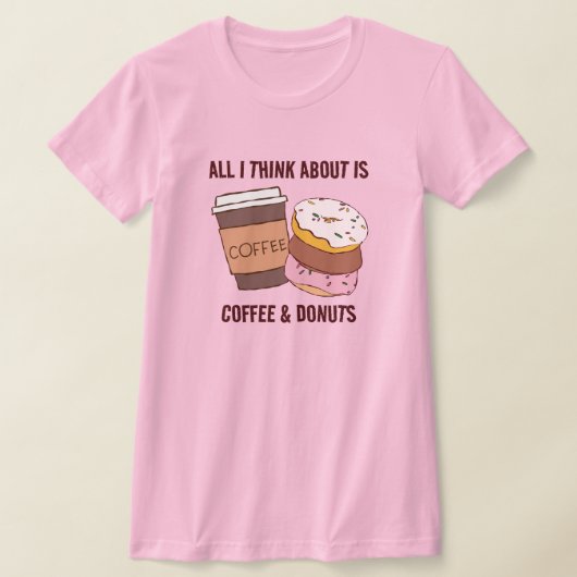 T-shirt café & beignets (Poser)