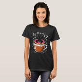 T-shirt Café Bombay Chat Donut Manches Longues (Devant entier)