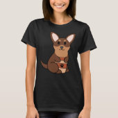 T-shirt Café Brown Et Tan Chihuahua (Devant)