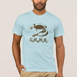 T-shirt Café C8H10N4O2
