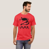 T-shirt Café C8H10N4O2 (Devant entier)