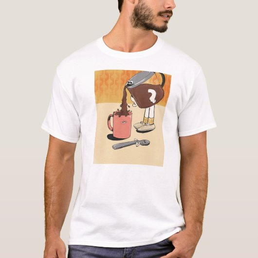T-shirt Café café café (Devant)