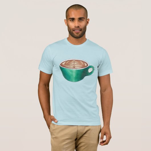 T-shirt Café Café Maison Café Café Maison Blanche Cuite La (Devant entier)