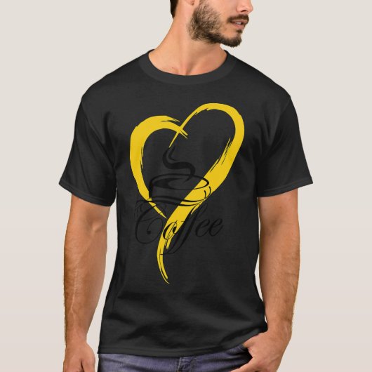T-shirt café café parce que meurtre (Devant)