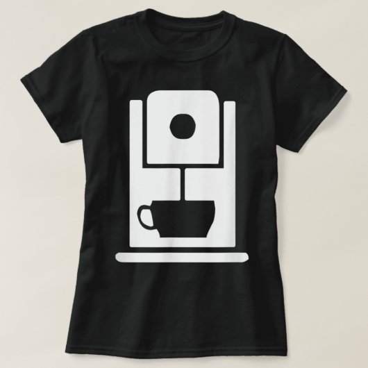 T-shirt Café Café Travailleur Uniforme (Design devant)