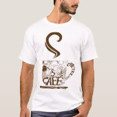 T-shirt Café Cappuccino (Devant)