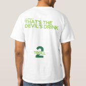T-shirt Café ? C'est la boisson du diable (Dos)