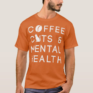 T-shirt Café Chats Et Santé Mentale Anie Sensibilisation M