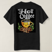T-shirt Café chaud. (Design dos)