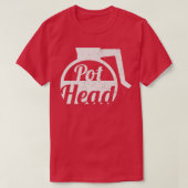 T-shirt Café chaud Pot Head amusant (Design devant)