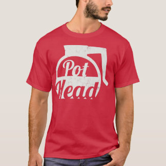 T-shirt Café chaud Pot Head amusant