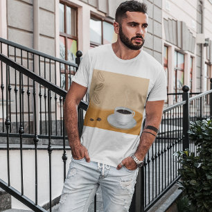 T-shirt Café chaud vapeur