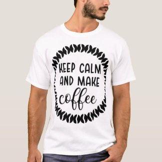 t-shirt café, chemise café, tee café, café a