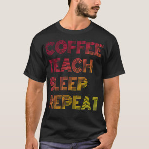 T-shirt café coeur noir