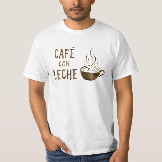 T-shirt café con leche bokeh (Devant)