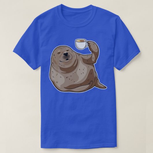 T-shirt Café Coupe de phoque (Design devant)