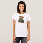 T-SHIRT CAFÉ CRÉATIF D'ABORD PUIS CONQUÉRIR LE MONDE (Devant entier)