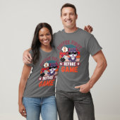 T-shirt Café d'abord avant ami de jeu (Unisexe)
