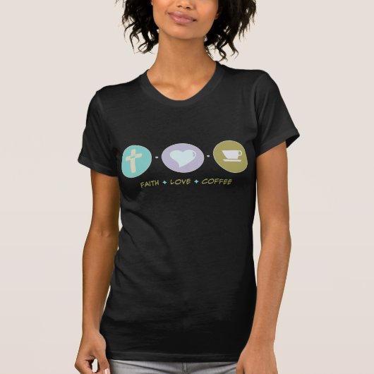 T-shirt Café d'amour de foi (Devant)