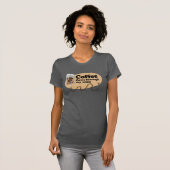 T-shirt Café dans des mes veines (Devant entier)