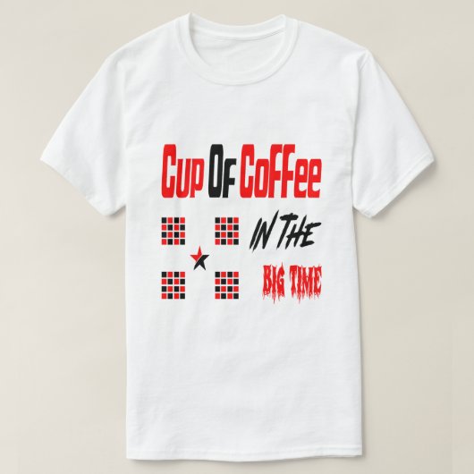 T-shirt Café dans le grand temps (Design devant)