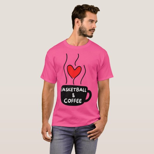 T-shirt Café de basket (Devant entier)