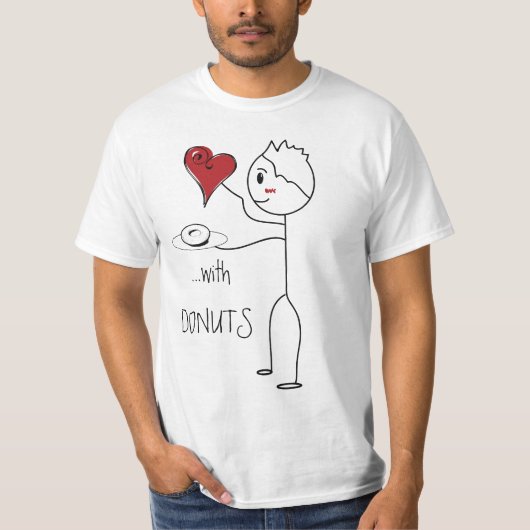 T-shirt Café de CHEMISE de COUPLES et butées toriques - (Devant)