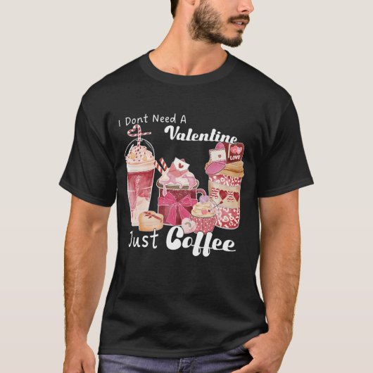 T-shirt Café de la Saint Valentin amusant (Devant)
