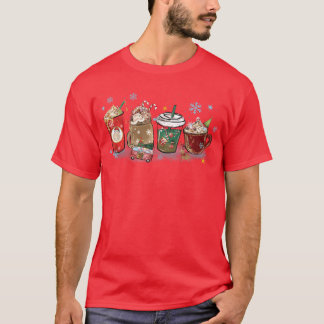 T-shirt Café de Noël Cute Noël vintage Noël