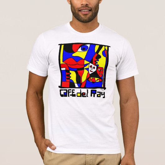 T-shirt Cafe Del Ray - Flamenco (Devant)