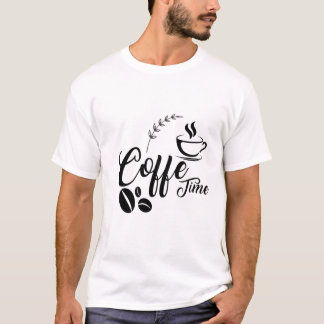 T-shirt Café - Design cosy de Lover à la caféine