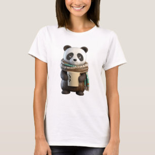 T-shirt Café du matin de Panda