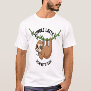 T-shirt Café du matin de paresseux