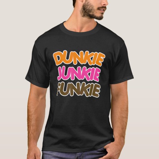 T-shirt Café Dunkie Junkie (Devant)