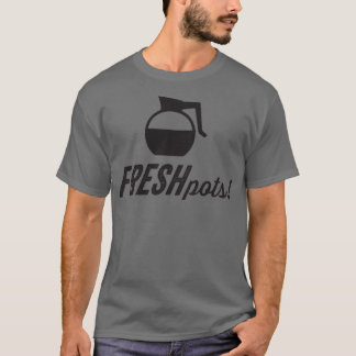 T-shirt Café en pot frais