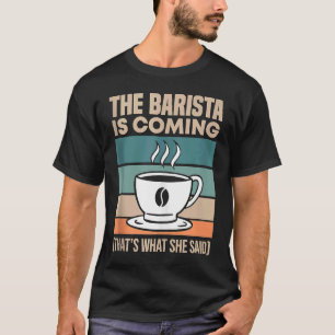 T-shirt Café Espresso Barista Cappuccino Latte