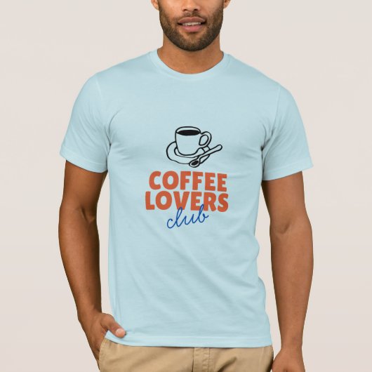 T-Shirt Café est mon langage d'amour (Devant)