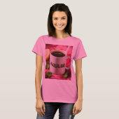 T-shirt Café et amour (Devant entier)