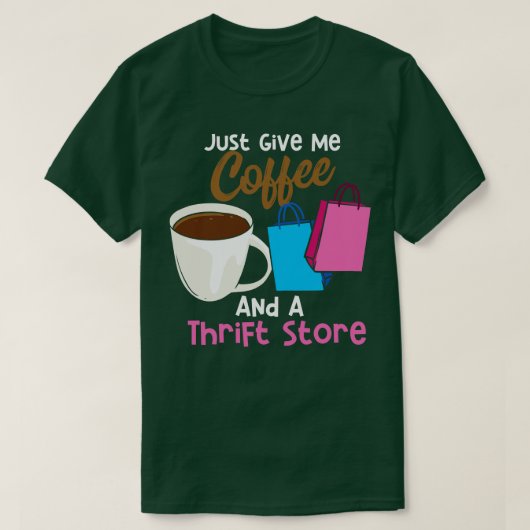 T-shirt Café Et Boutique À Émissions (Design devant)