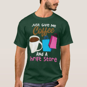 T-shirt Café Et Boutique À Émissions
