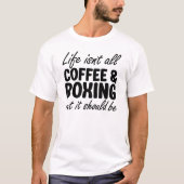 T-shirt Café et Boxe (Devant)